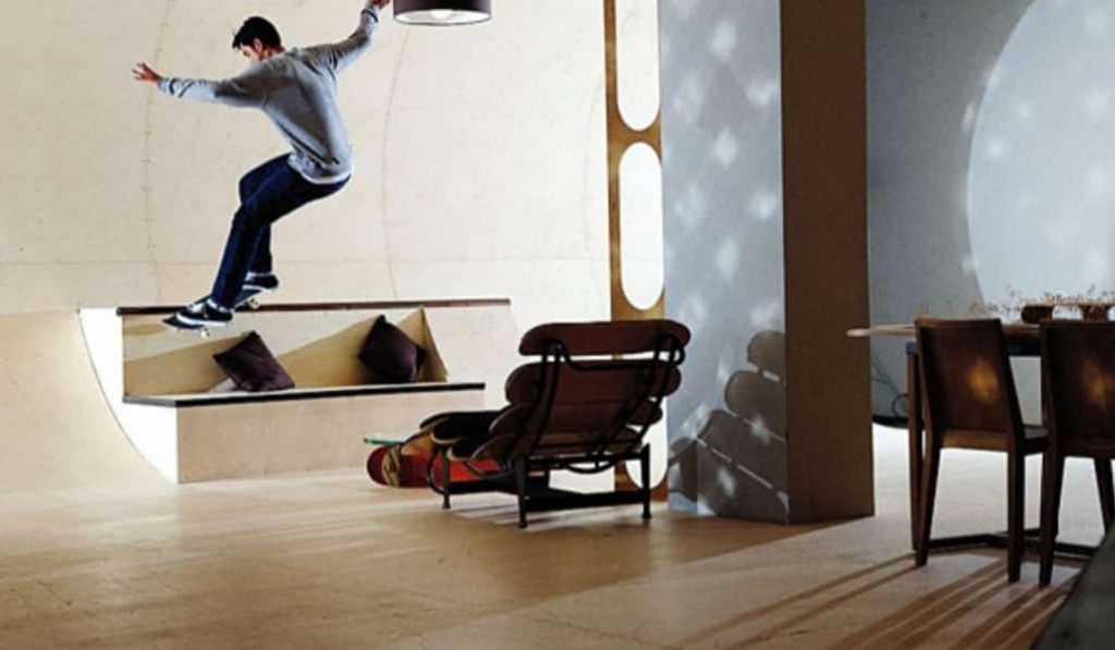 Skateboard House