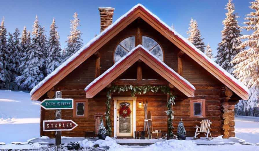 Visit the house of Santa Claus at the North Pole