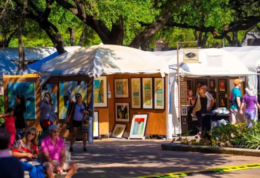 Wander the Bayou City Art Festival