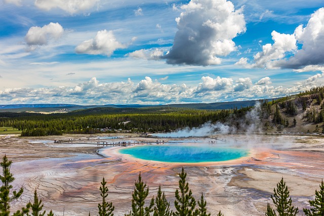 The Yellowstone National Park, Wyoming 